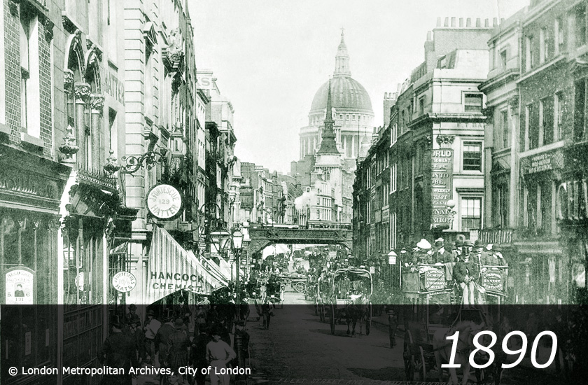 Ludgate Hill - 1890 -